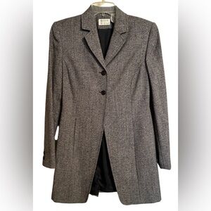 Preview Collection Heather Gray Wool/Silk Blazer